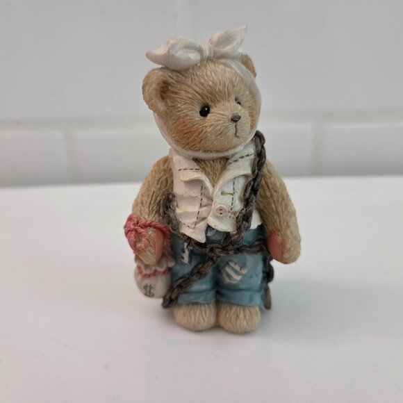 Vintage Cherished Teddies Jacob Bearly You Will Be Haunted By Three Spirits 1994 - Picture 1 of 3